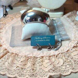 Mulberry & Monroe Platinum Plated Earrings